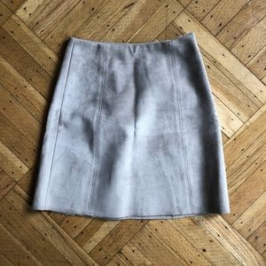 Aritzia Babaton suede skirt